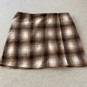 Plaid skirt